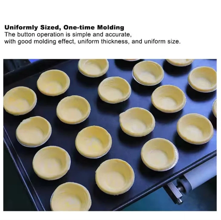 Making Egg Tart Press Machine 4